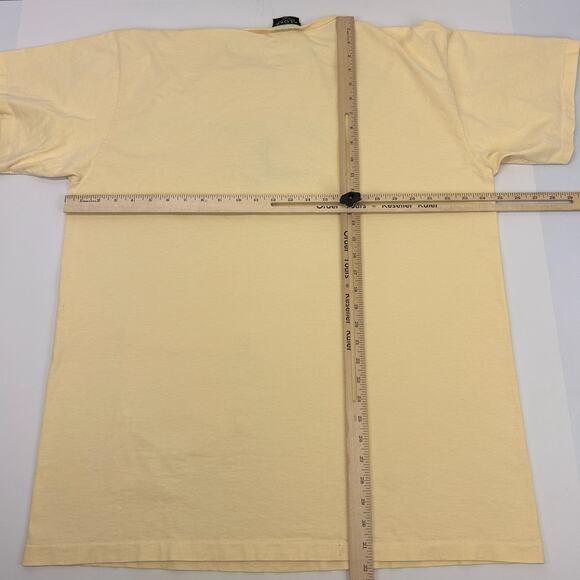 Vintage 90s Jersey Shore Cover Up T Shirt New Jersey Yellow Unisex One Size 2XL - Picture 9 of 9